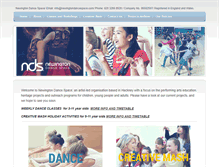 Tablet Screenshot of newingtondancespace.com
